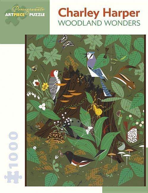 Cover for Charley Harper Woodland Wonders 1000-Piece Jigsaw Puzzle (MERCH) (2015)