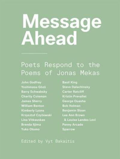 Cover for Jonas Mekas · Message Ahead (Paperback Book) (2019)