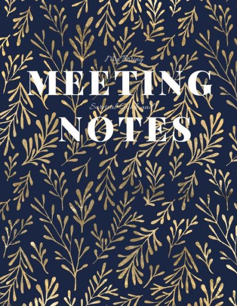 Cover for Gadfly Books · My Boring Meeting Survival Guide and Notes 8.5x11 Meeting Notebook and Puzzle Book (Paperback Book) (2019)