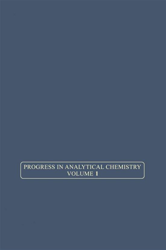 Cover for H Van Olphen · X-Ray and Electron Methods of Analysis - Progress in Analytical Chemistry (Paperback Bog) [Softcover reprint of the original 1st ed. 1968 edition] (2013)