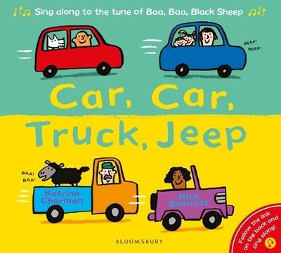 Cover for Katrina Charman · Car, Car, Truck, Jeep - New Nursery Rhymes (Kartonbuch) (2020)