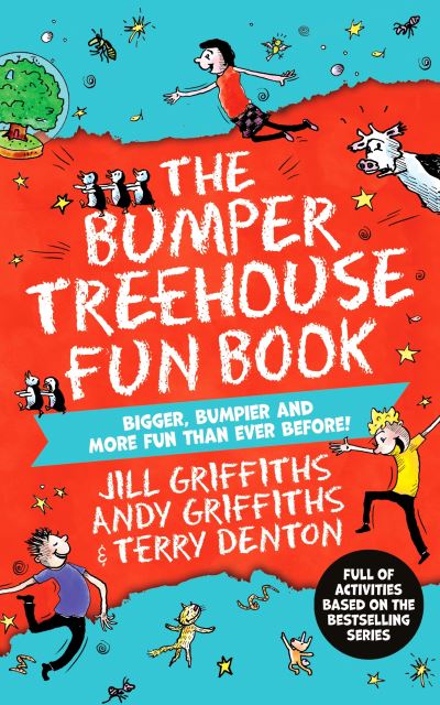 Cover for Andy Griffiths · The Bumper Treehouse Fun Book: bigger, bumpier and more fun than ever before! (Paperback Bog) (2022)