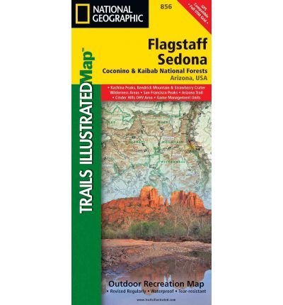 Cover for National Geographic Maps · Flagstaff / sedona, Coconino &amp; Kaibab National Forests: Trails Illustrated Other Rec. Areas (Kartor) [2019th edition] (2023)