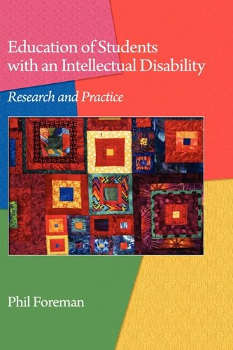 Cover for Phil Foreman · Education of Students with an Intellectual Disability: Research and Practice (Hc) (Hardcover Book) (2009)