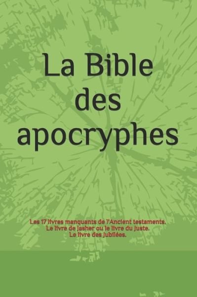 Cover for Yahudah Man Kamaha · La Bible des Apocryphes (Taschenbuch) (2019)