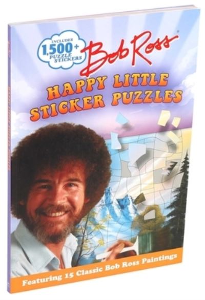 Cover for Gina Gold · Bob Ross Happy Little Sticker Puzzles (Paperback Book) (2019)