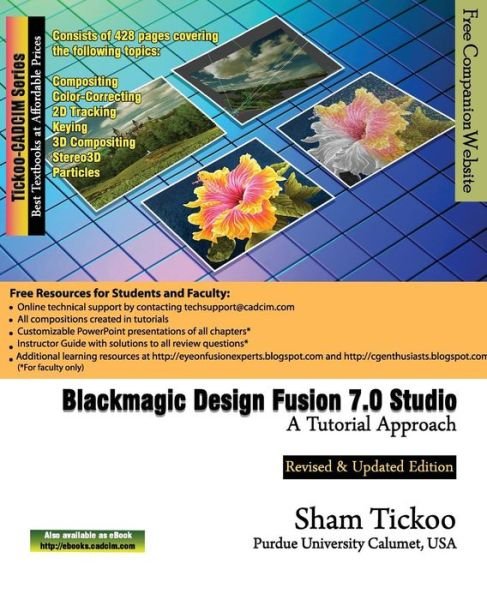 Cover for Prof Sham Tickoo Purdue Univ · Blackmagic Design Fusion 7 Studio: a Tutorial Approach (Taschenbuch) (2015)