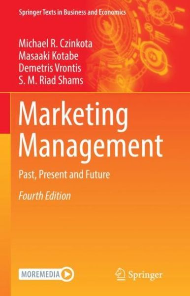 Cover for Michael R. Czinkota · Marketing Management : Past, Present and (Hardcover Book) [4th ed. 2021 edition] (2021)