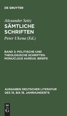 Cover for Seitz · Sämtliche Schriften.02 (Book) (1975)
