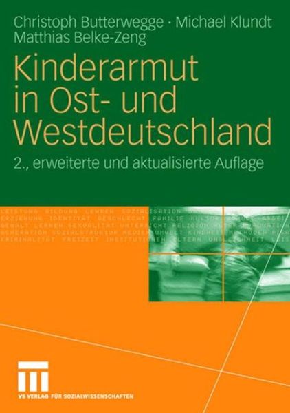 Cover for Christoph Butterwegge · Kinderarmut in Ost und Westdeutschland (Bok) (2008)