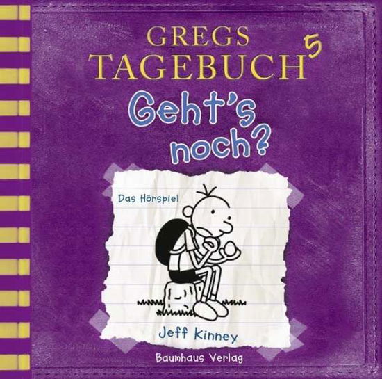 Gregs Tagebuch 5-gehts Noch? - Jeff Kinney - Música - LUEBBE AUDIO-DEU - 9783785756157 - 29 de setembro de 2017