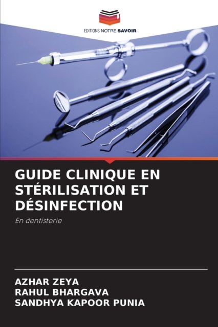 Cover for Azhar Zeya · Guide Clinique En Sterilisation Et Desinfection (Paperback Book) (2021)