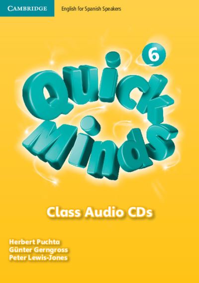 Cover for Puchta Herbert Puchta · Quick Minds Level 6 Class Audio CDs (5) Spanish Edition - Quick Minds (Audiobook (CD)) (2015)