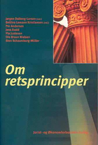 Cover for Mfl Kristiansen B · Om retsprincipper (Sewn Spine Book) [1º edição] (2004)