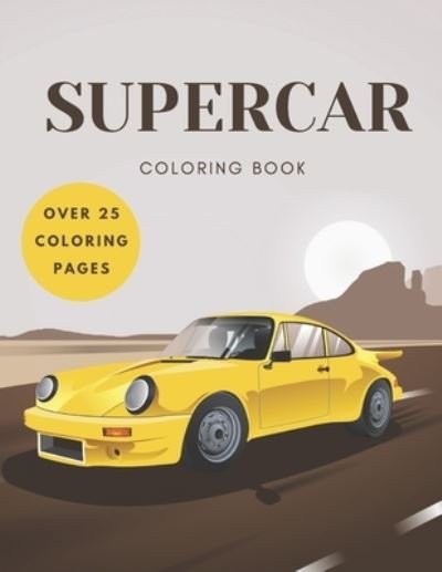 Cover for Panndi Panndix · Supercar Coloring Book (Paperback Bog) (2020)