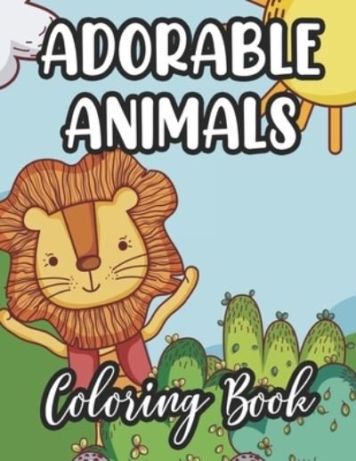 Cover for Akonua Love Collections · Adorable Animals Coloring Book (Paperback Book) (2020)