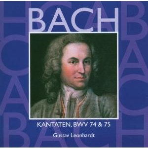 Cover for Knabenchor Hannover / Collegium Vocale Gent / Leonhardt-consort / Leonhardt Gustav · Cantatas Bwv 74 &amp; 75 (CD) (2007)
