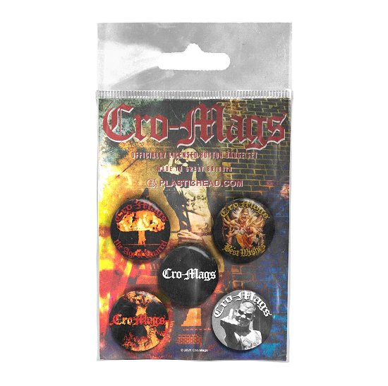 Cro-mags Button Badge Set - Cro-mags - Merchandise - PHM - 0803341562158 - February 11, 2022