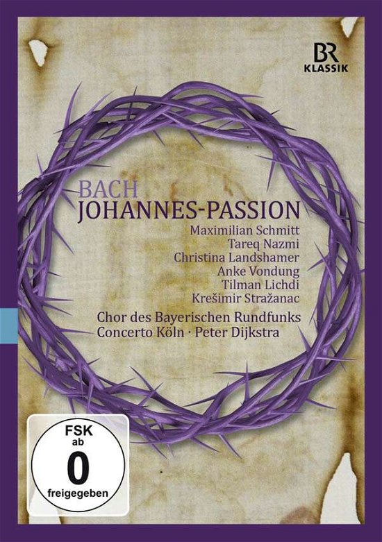 Cover for Johann Sebastian Bach · Johannes-passion Bwv245 (DVD) (2017)