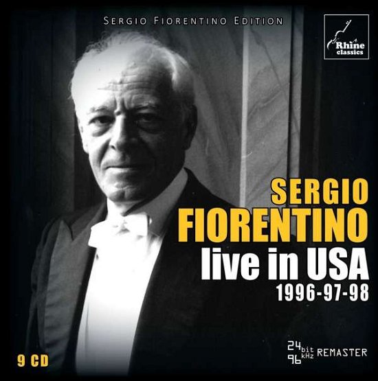 Cover for Sergio Fiorentino · Live in USA 1996-97-98 (CD) (2021)