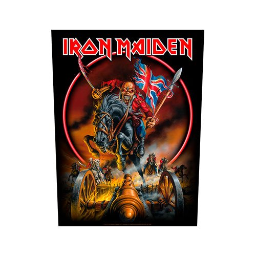 Cover for Iron Maiden · Iron Maiden Back Patch: England (MERCH) [Black edition] (2019)