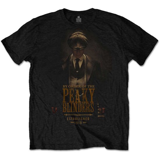 Peaky Blinders Unisex T-Shirt: Established 1919 - Peaky Blinders - Merchandise -  - 5056170664158 - 
