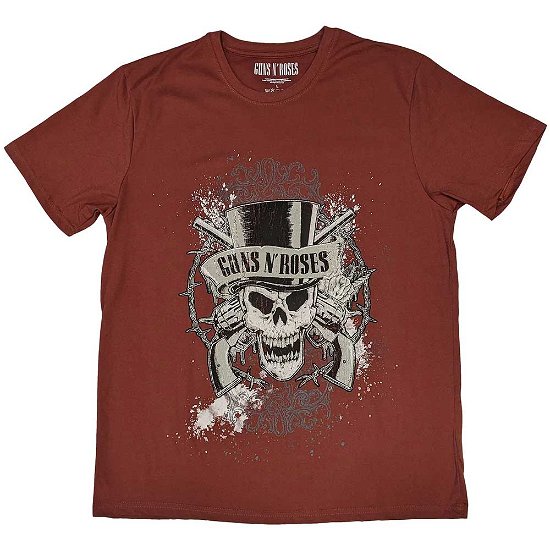 Guns N' Roses Unisex T-Shirt: Faded Skull - Guns N Roses - Marchandise -  - 5056737216158 - 