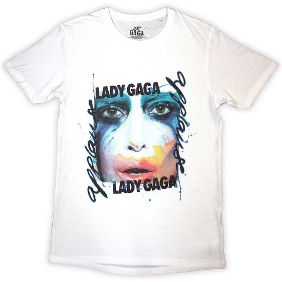 Lady Gaga Unisex T-Shirt: Artpop Facepaint - Lady Gaga - Mercancía -  - 5056737245158 - 