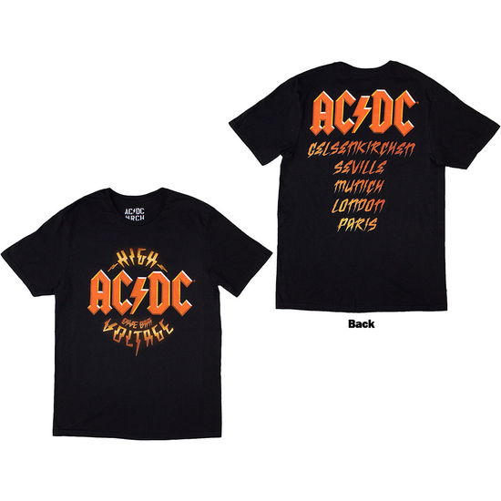 AC/DC · AC/DC Unisex T-Shirt: High Voltage Dive Bar (Back Print & Ex-Tour) (T-shirt) [size S] (2024)