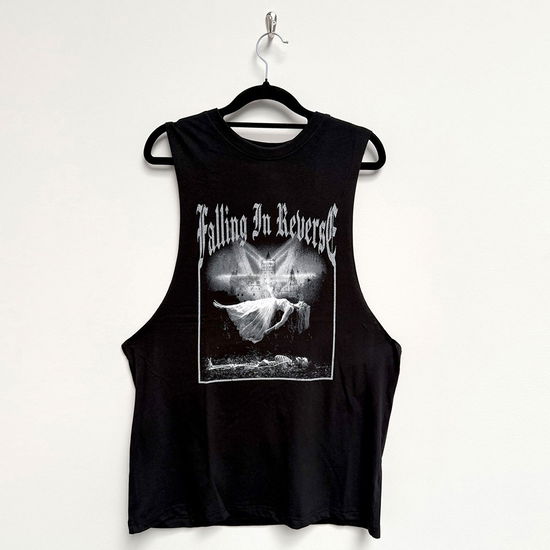 Falling In Reverse Unisex Vest T-Shirt: Floating (Black) - Falling In Reverse - Produtos - - 5056836443158 - 9 de abril de 2025