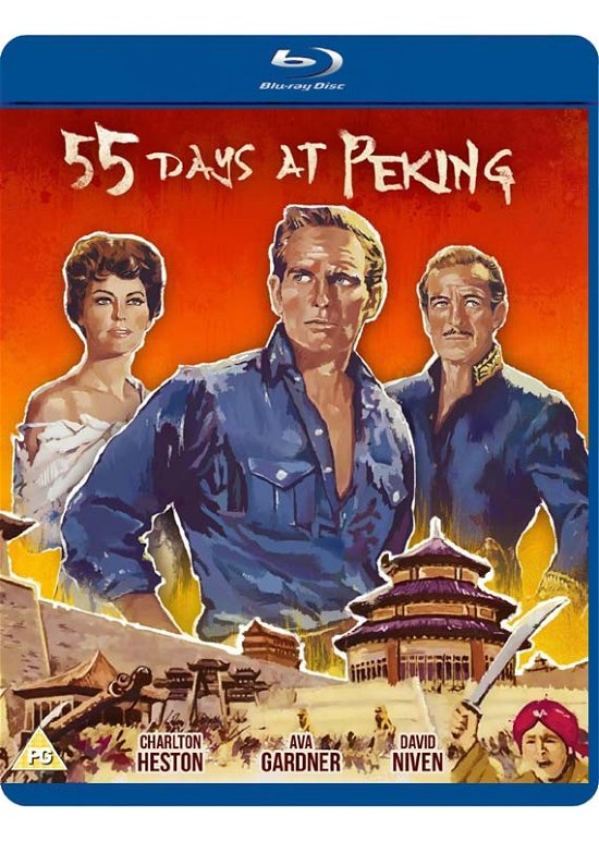 Cover for 55 Days at Peking Bluray · 55 Days at Peking (Blu-ray) (2018)
