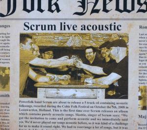 Cover for Scrum · Accoustic (CD) (2009)