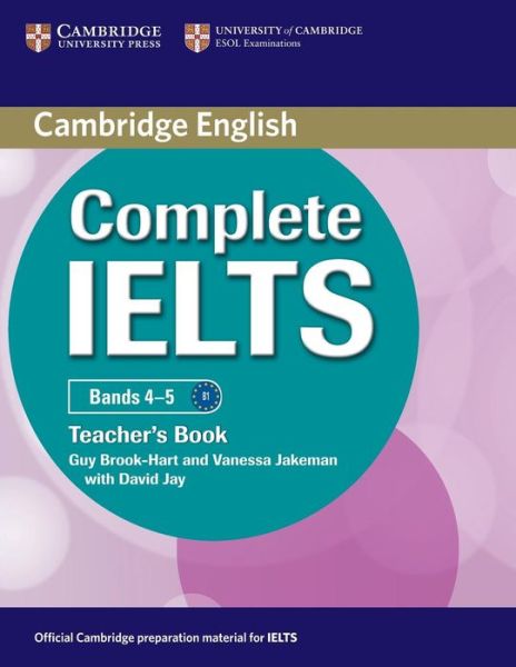 Cover for Guy Brook-Hart · Complete IELTS Bands 4–5 Teacher's Book - Complete (Paperback Book) [New edition] (2012)