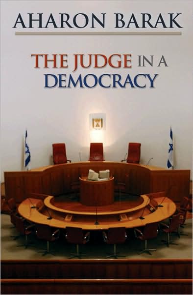 Cover for Aharon Barak · The Judge in a Democracy (Taschenbuch) (2008)