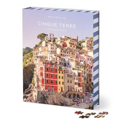 Cover for Galison · Gray Malin Cinque Terre 1000 Piece Book Puzzle (SPIEL) (2023)