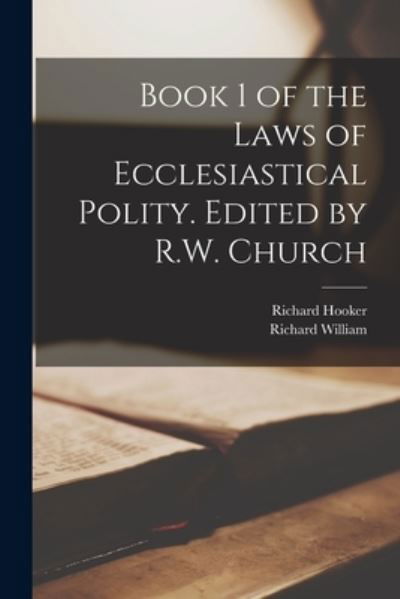 Cover for Richard Hooker · Book 1 of the Laws of Ecclesiastical Polity (Buch) (2022)