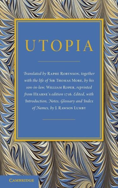 Cover for Thomas More · Utopia (Taschenbuch) (2013)