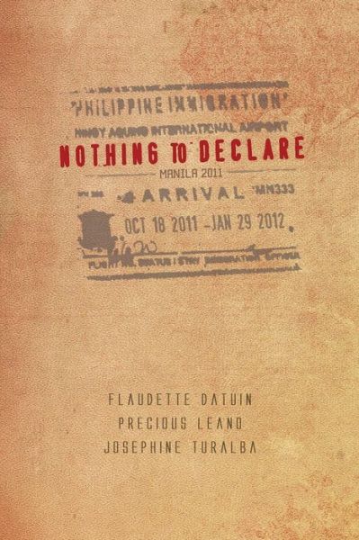 Cover for Flaudette Datuin · Nothing to Declare (Book) (2014)