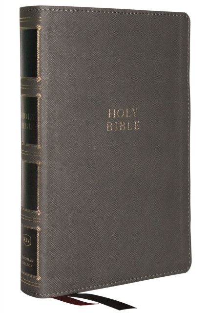 KJV Holy Bible: Compact Bible with 43,000 Center-Column Cross References, Gray Leathersoft, Red Letter, Comfort Print (Thumb Indexing): King James Version - Thomas Nelson - Bøker - Thomas Nelson Publishers - 9781400333158 - 28. september 2023