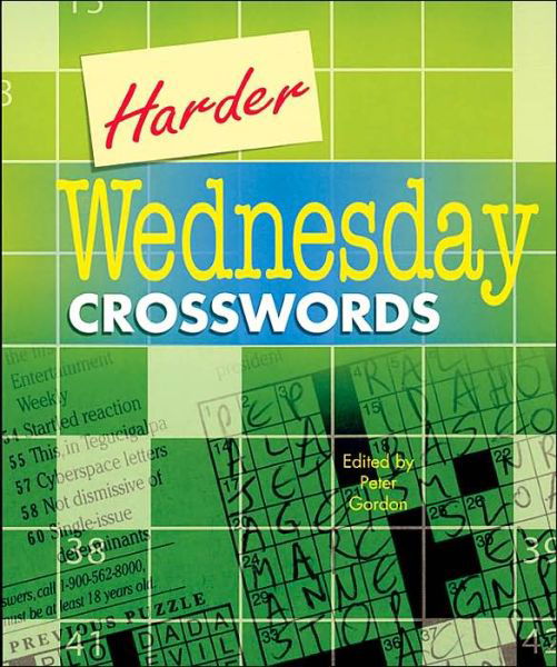 Cover for Peter Gordon · Harder Wednesday Crosswords (Spiral Book) (2005)