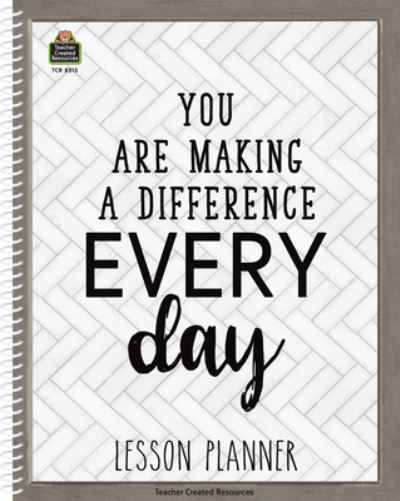 Cover for Teacher Created Resources · Modern Farmhouse Lesson Planner (Spiral Book) (2021)