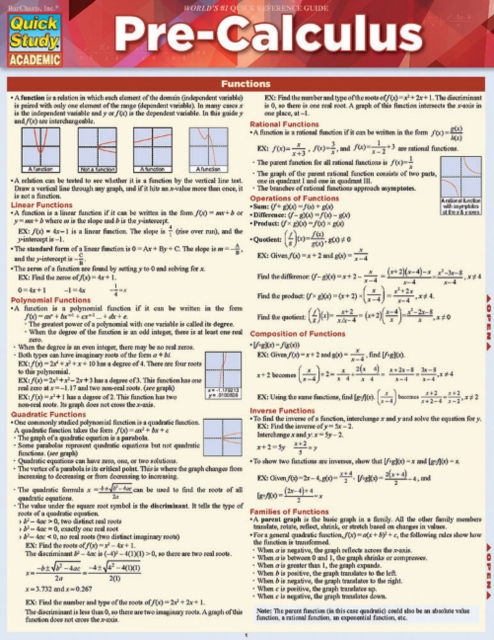 Cover for Ken Yablonsky · Pre - Calculus (Kort) (2015)