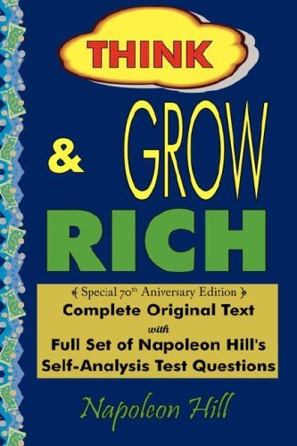 Cover for Napoleon Hill · Think and Grow Rich - Complete Original Text: Special 70th Anniversary Edition - Laminated Hardcover (Gebundenes Buch) (2007)