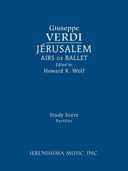 Cover for Giuseppe Verdi · Jerusalem, Airs de Ballet: Study Score (Pocketbok) (2016)