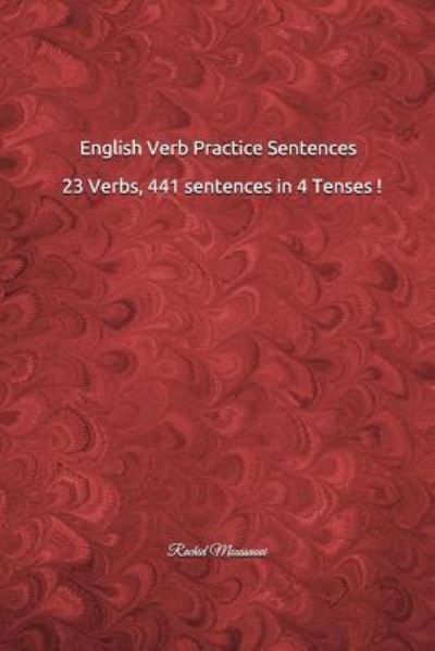 Cover for Rachid Moussaoui · English Verb Practice Sentences (Paperback Book) (2018)