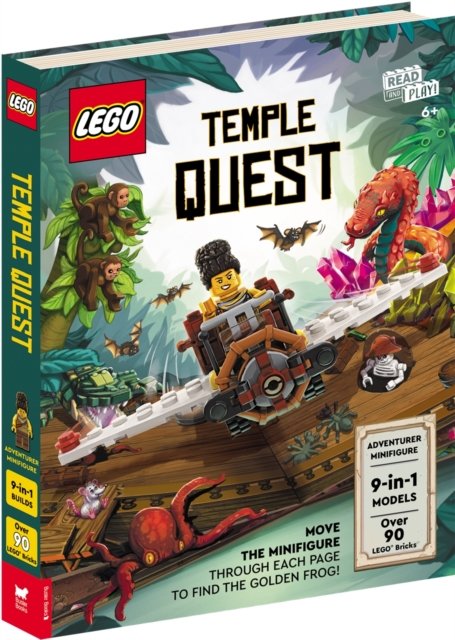 Cover for Lego® · LEGO®  Books: Temple Quest (with adventurer minifigure, nine buildable models, play scenes and over 90 LEGO elements) (Inbunden Bok) (2024)