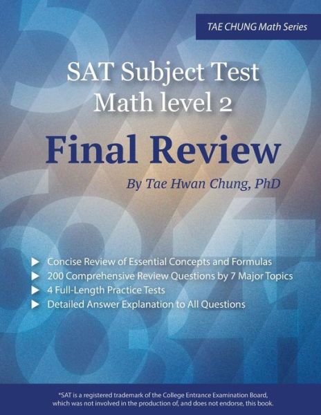 Cover for Tae Hwan Chung · SAT Subject Test Math Level 2 Final Review (Taschenbuch) (2017)