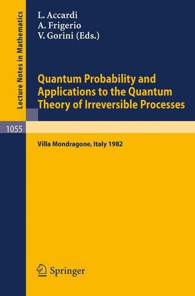 Cover for L Accardi · Quantum Probability and Applications to the Quantum Theory of Irreversible Processes: International Workshop : Papers - Lecture Notes in Mathematics (Pocketbok) (1984)