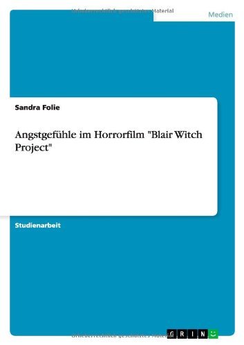 Cover for Folie · Angstgefühle im Horrorfilm &quot;Blair (Bog) [German edition] (2010)