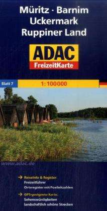 Cover for ADAC Verlag · ADAC Freizeitkarte: Müritz, Barnim Uckermark (Hardcover Book) (2005)